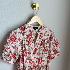 Beulah printed midi dress, one size